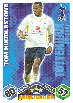 Tom Huddlestone Tottenham Hotspur 2009/10 Topps Match Attax #300
